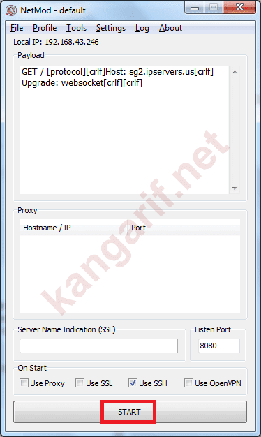 Cara Menggunakan SSH WebSocket di PC - Kangarif.net