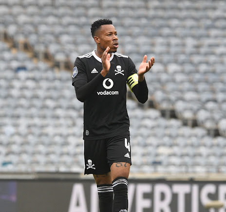 Orlando Pirates defender Happy Jele Orlando Pirates defender Happy Jele
