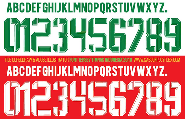 Jersey m54 font free download