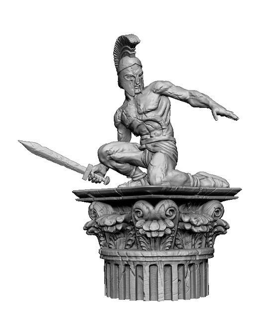 Wargame News and Terrain Victrix New Greek Statue STL File Release