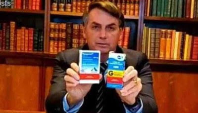 bolsonaro defende a cloroquina