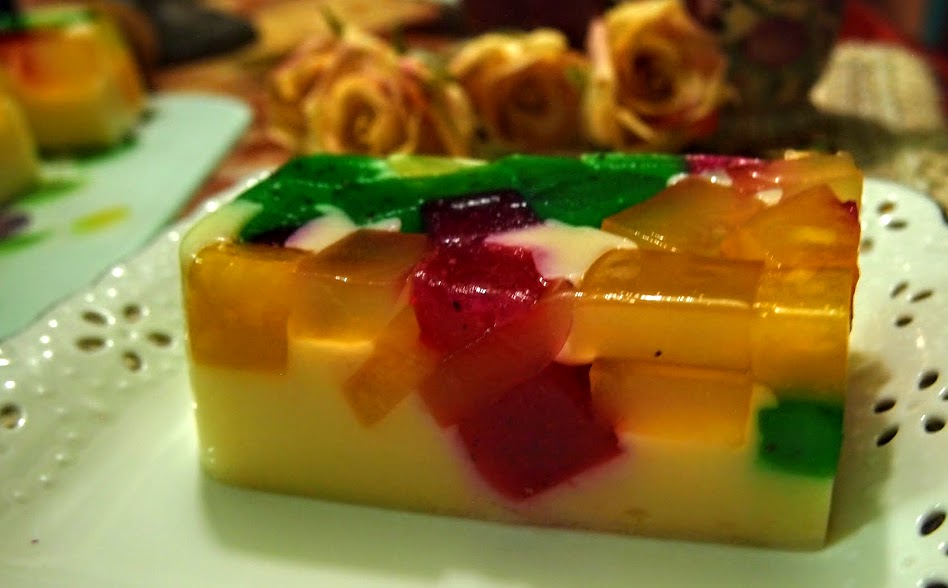 LUWEEH KITCHEN Real Fruit Juice Mosaic Jelly