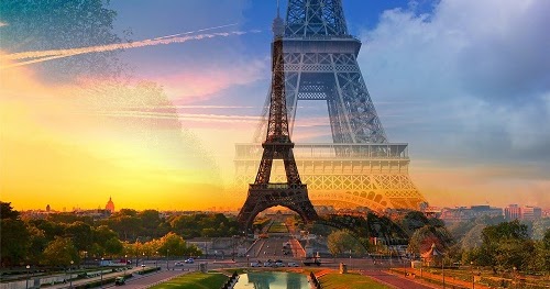 Jual Stiker Dinding  Wall Sticker Gambar  Menara Eiffel 