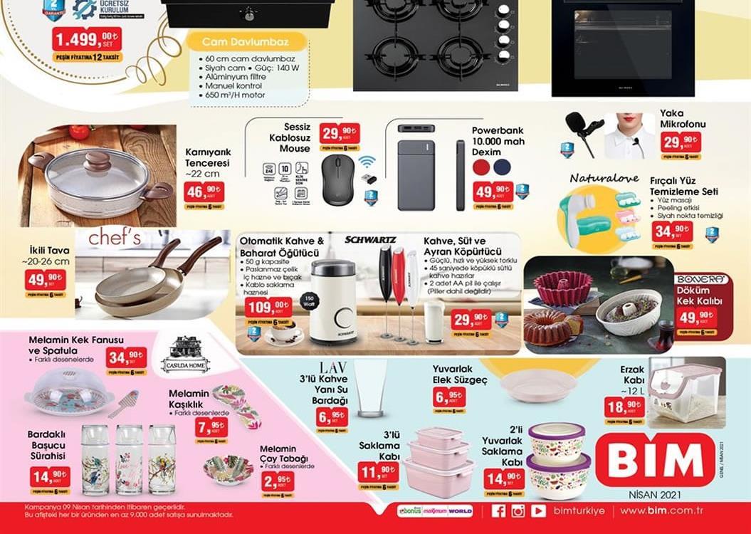 9 Nisan Bim Market Aktüel Ürünleri ve İndirimleri Yeni