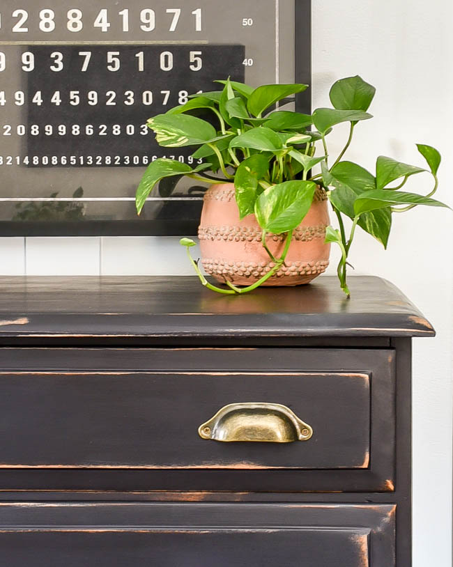 White Chalky Paint Dresser Makeover  Distressed dresser, Furniture  makeover, Distressed furniture