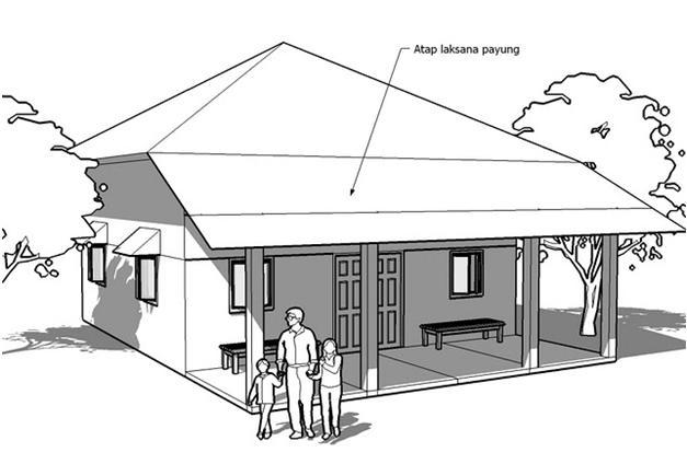 Gambar Mewarnai Rumah Adat Jawa Barat Contoh Desain Image Result