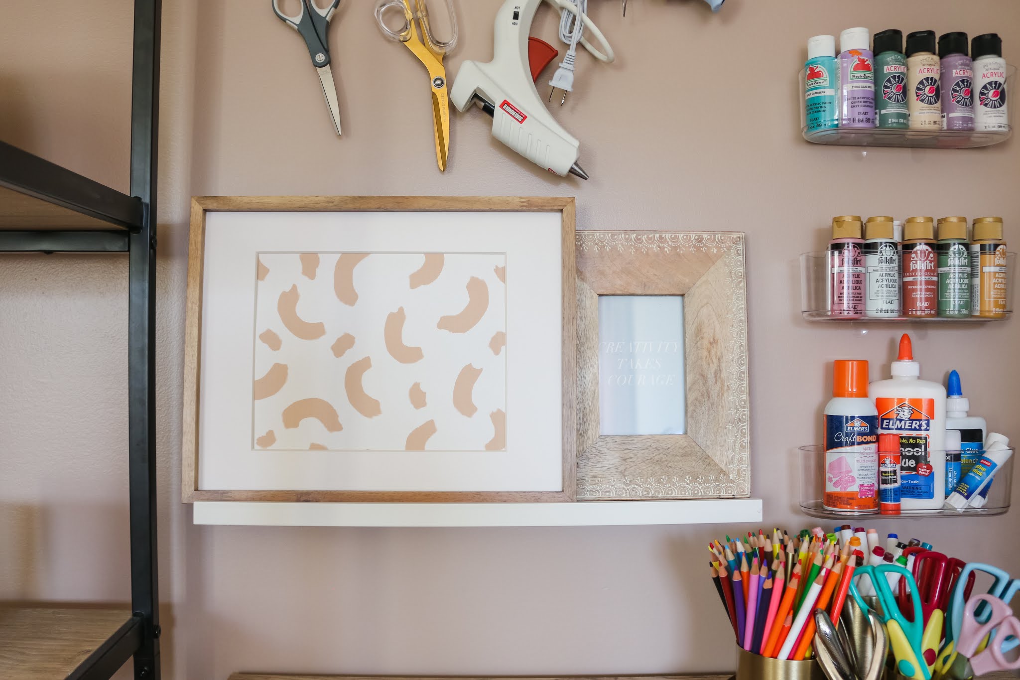 How to Turn a Cluttered Closet into Organized Craft Storage Pretty Real