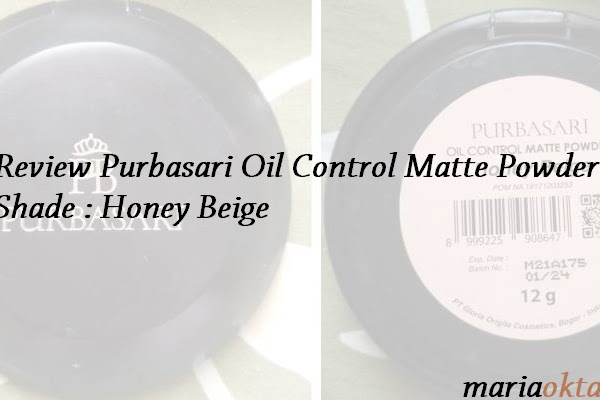 Review Purbasari Oil Control Matte Powder Honey Beige