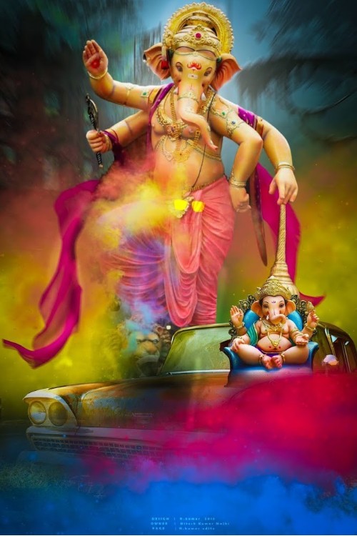 Top 50+ Ganesh Chaturthi Special Editing HD Background Download