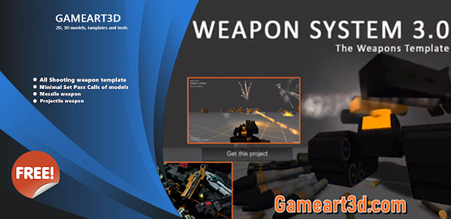 Weapon System Unity Asset Free Download Game Art 3d