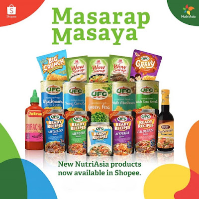 Shop for your favorite NutriAsia products safely from home via Shopee and Lazada!