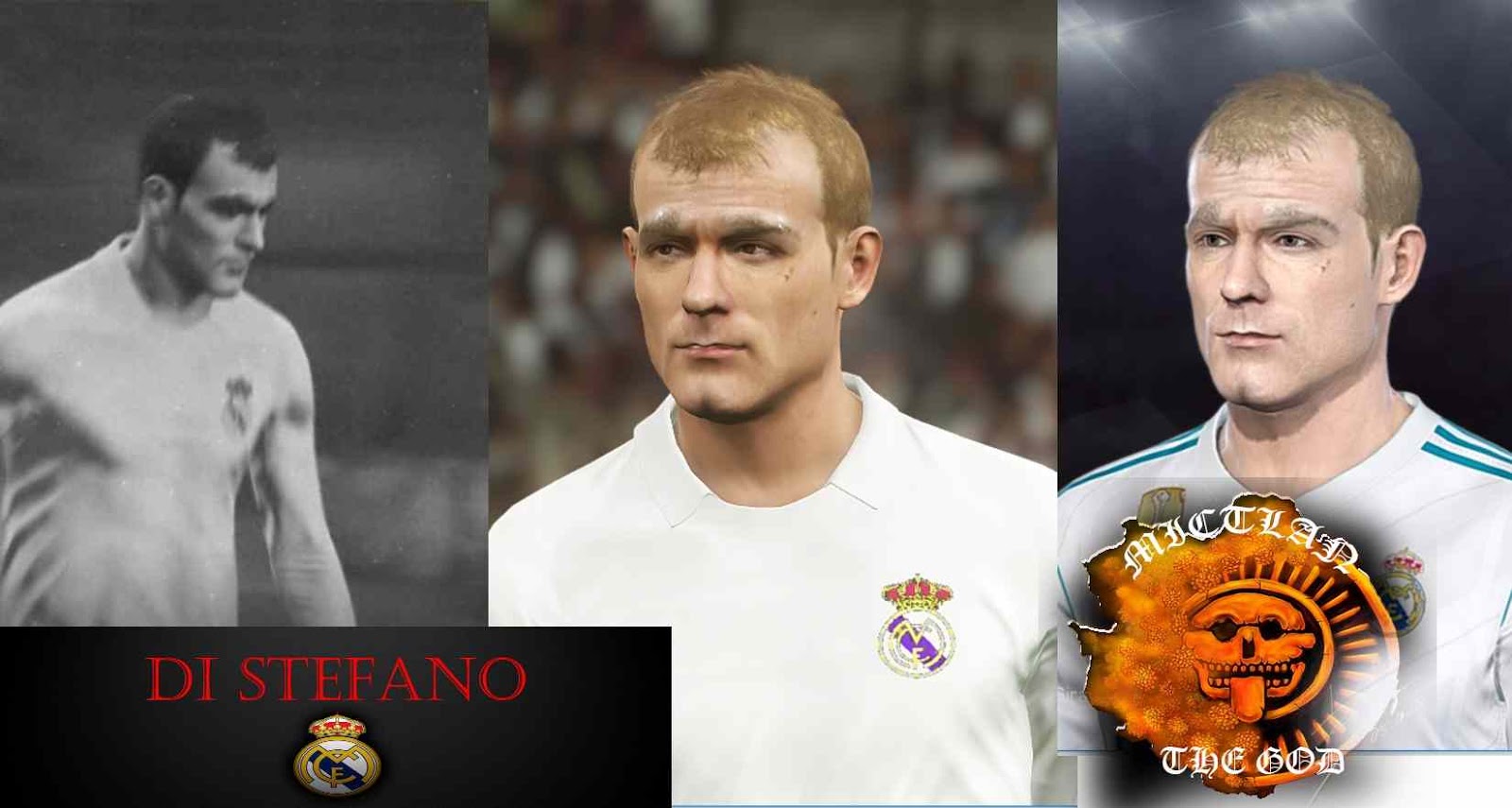 ultigamerz PES 2018 Alfredo Di Stefano (LEGEND) Face