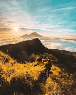 The Golden Sunrise Traveling Spot of Bali