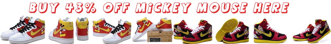 Mickey Mouse Nikes