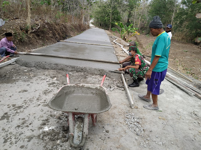 Cor Jalan Tingkatkan Perekonomian Masyarakat Jatibatur
