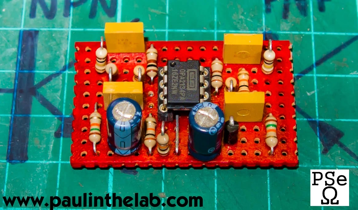 Paul In The Lab Hifi OPA2134 General Purpose Preamp Stripboard