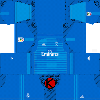 Real Madrid 2018/19 goalkeeper Kit - Dream League Soccer Kits