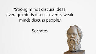 Kết quả hình ảnh cho strong mind discuss ideas socrate