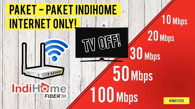 Pilihan Paket Indihome Internet Only - Harganya Berapa?