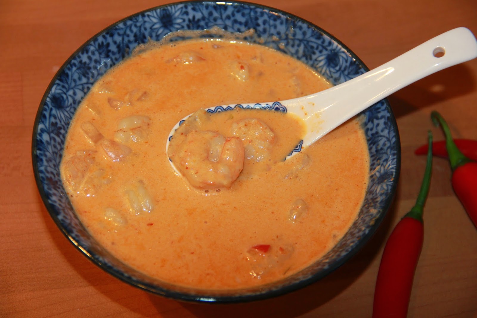 Garnelen Kokos Curry Suppe Indisch — Rezepte Suchen