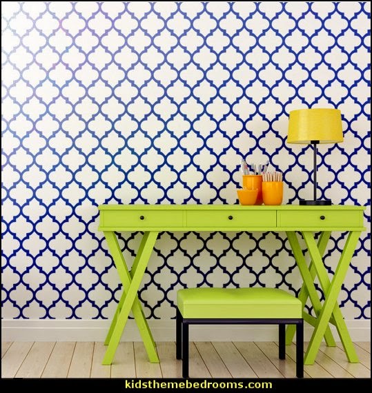 Moroccan design stencils I Dream of Jeannie theme bedrooms - Moroccan style decorating - Jeannie bedroom harem style - Arabian Nights theme bedrooms - bed canopy - Moroccan stencils - I dream of Jeannie bottle - satin bedding - throw pillows - Moroccan furniture I Dream of Jeannie theme bedrooms - Moroccan style decorating - Jeannie bedroom harem style - Arabian Nights theme bedrooms - bed canopy - Moroccan stencils - I dream of Jeannie bottle - satin bedding - throw pillows - Moroccan furniture