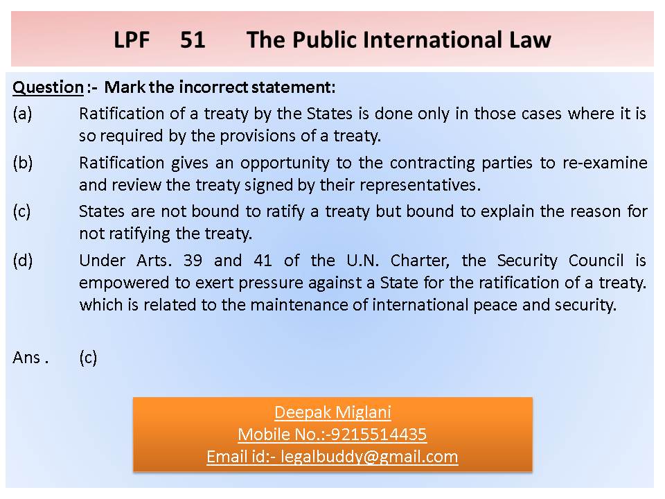 Legal Point Public International Law 3