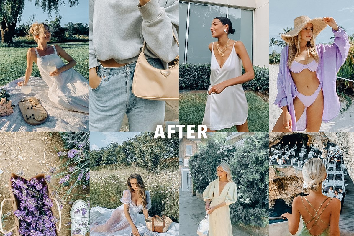 Preset Tone Màu Xanh Bạc Hà Dành Cho Instagram Blogger – Lilac Mint Lightroom Presets (LR, DNG)