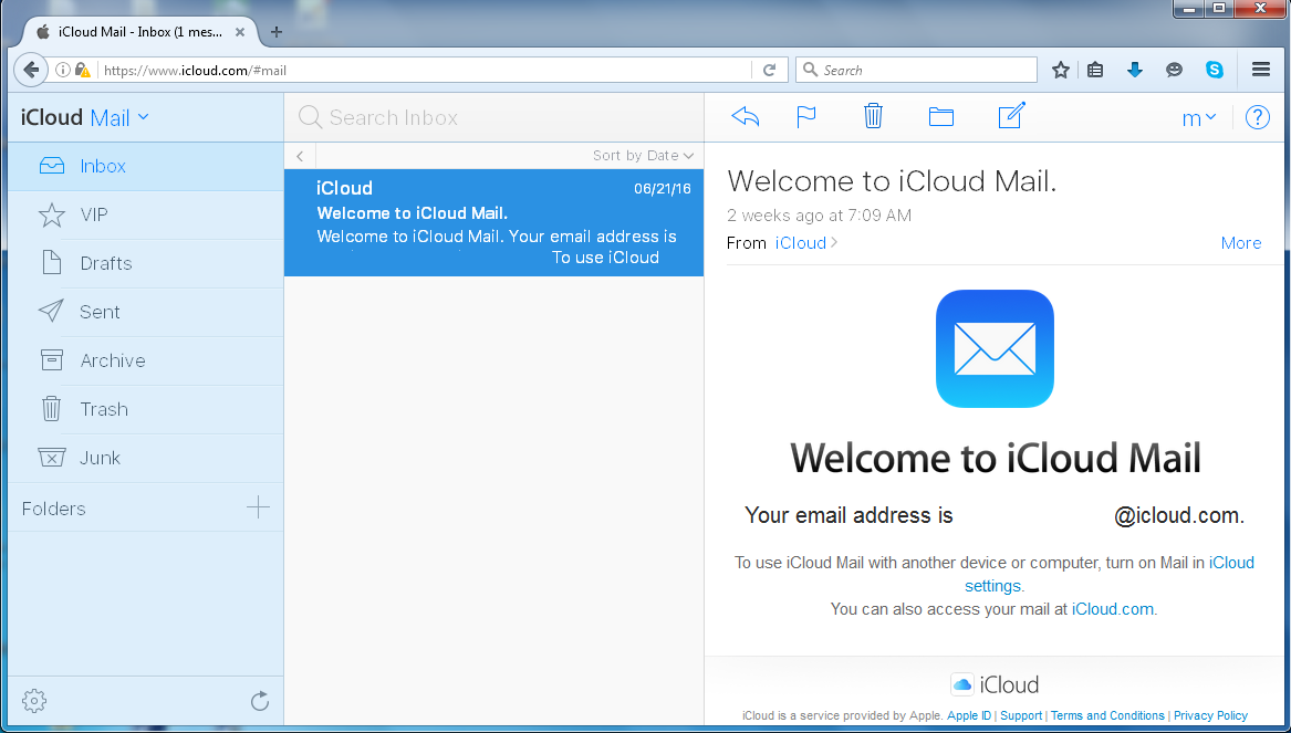 how to check my icloud email on iphone