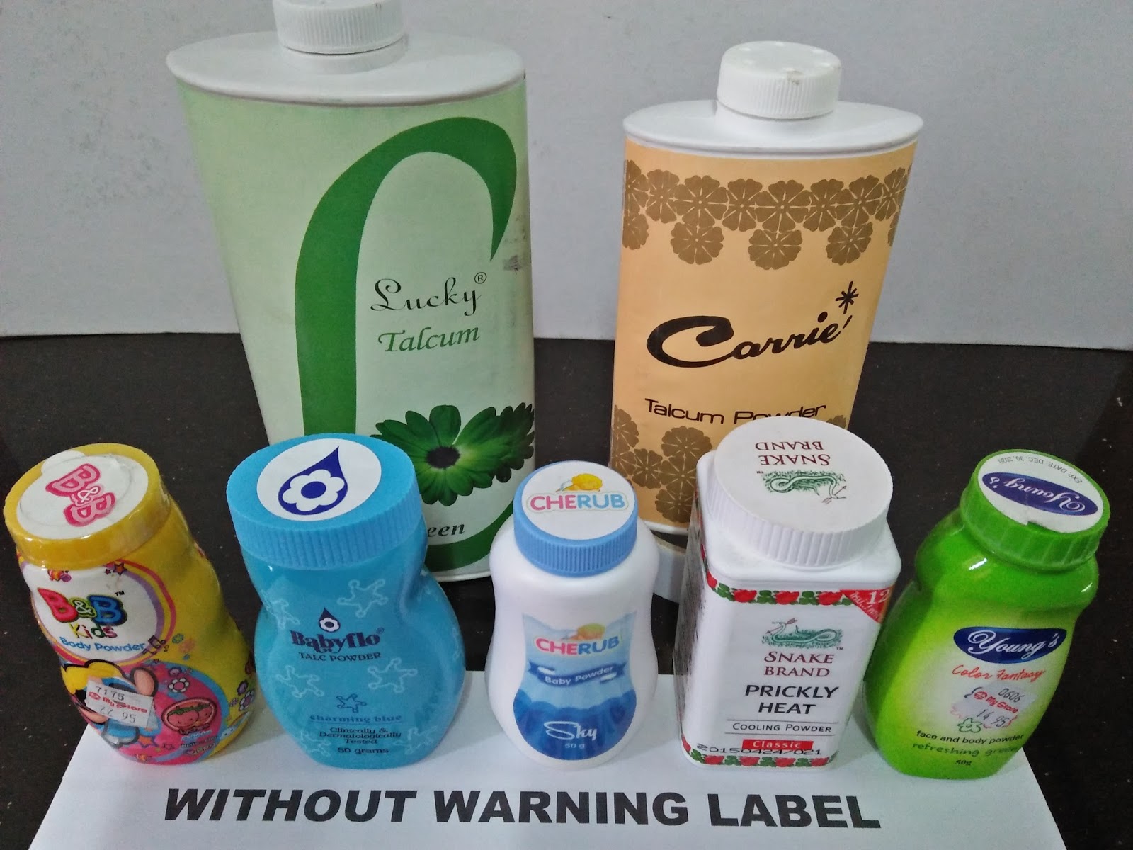Some Talcum Powder Products Lack Required Warning Label (Groups Seek