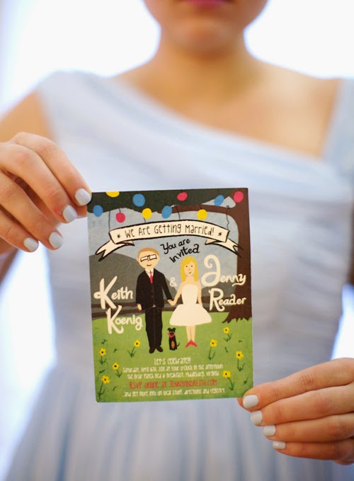 Thiệp cưới dạng Postcard lạ lẫm bắt mắt 11
