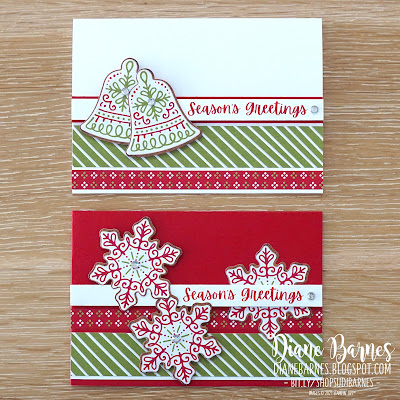 20 Quick and easy handmade Christmas cards using Stampin Up Gingerbread and Peppermint Suite, and patterned paper, Memories and More cards. Cards by Di Barnes, Independent Stampin' Up Demonstrator in Sydney Australia - diecutting - cardmaking - colourmehappy - stampsinkpaper - Christmas to remember - 2021 Christmas Mini Catalogue