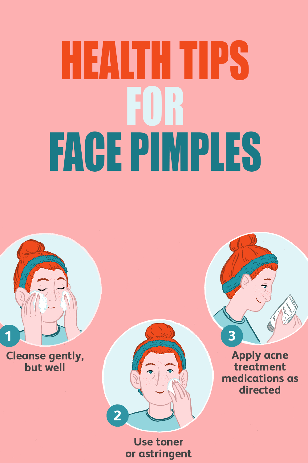 HEALTH TIPS FOR FACE PIMPLES