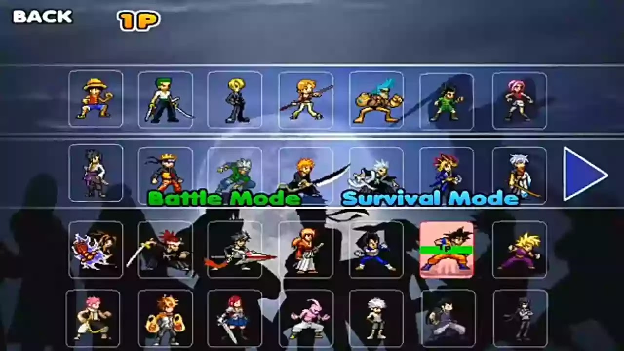 Jump Force Mugen Style Apk Game For Android