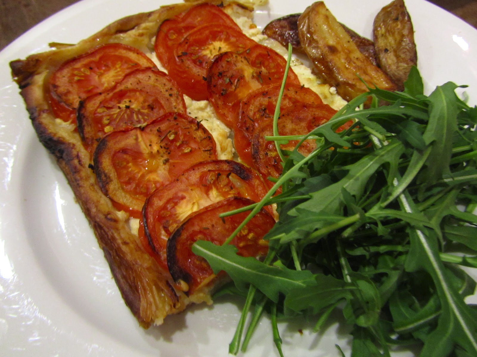 Roasted Tomato and Goats Cheese Tart