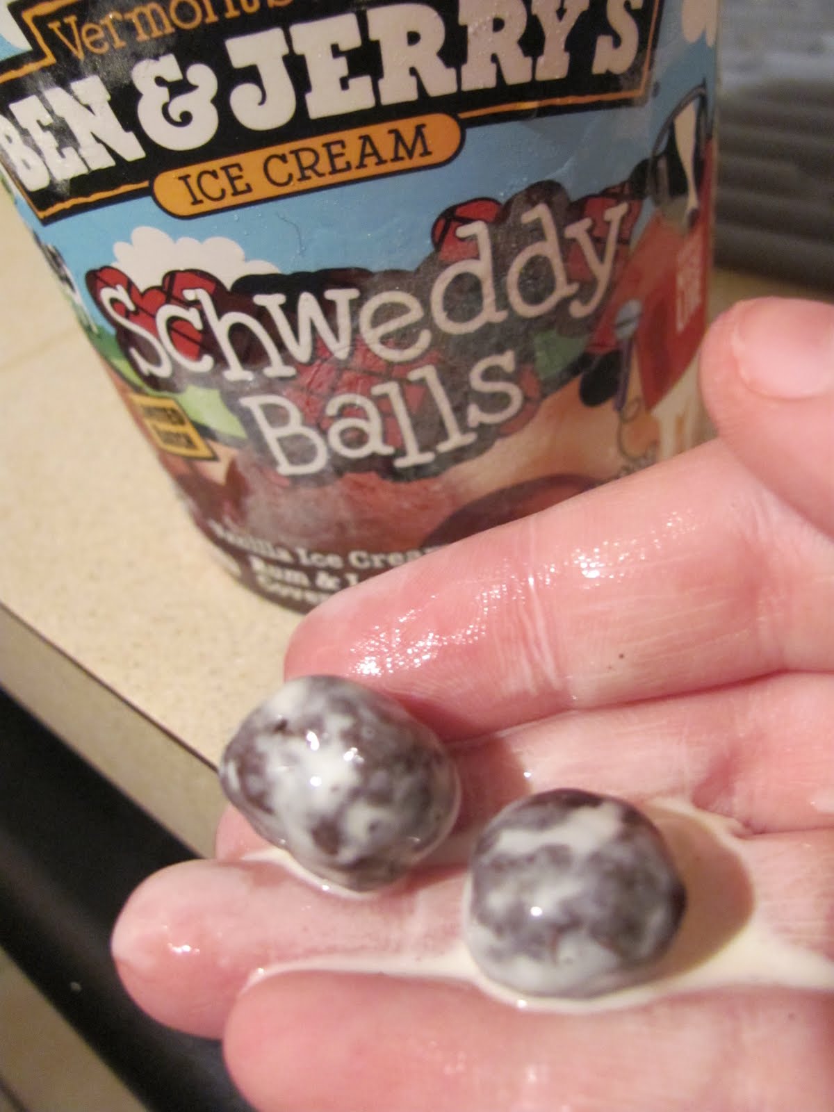 Foodette Reviews Ben and Jerry's Schweddy Balls