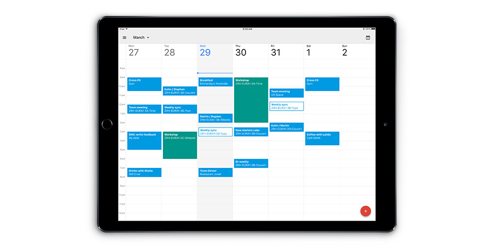 Google Workspace Updates Calendar on iPad Ready for Business