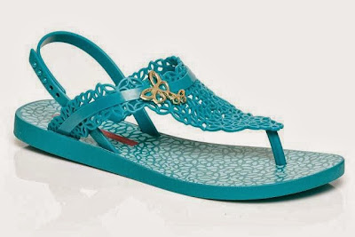 branded flat sandals