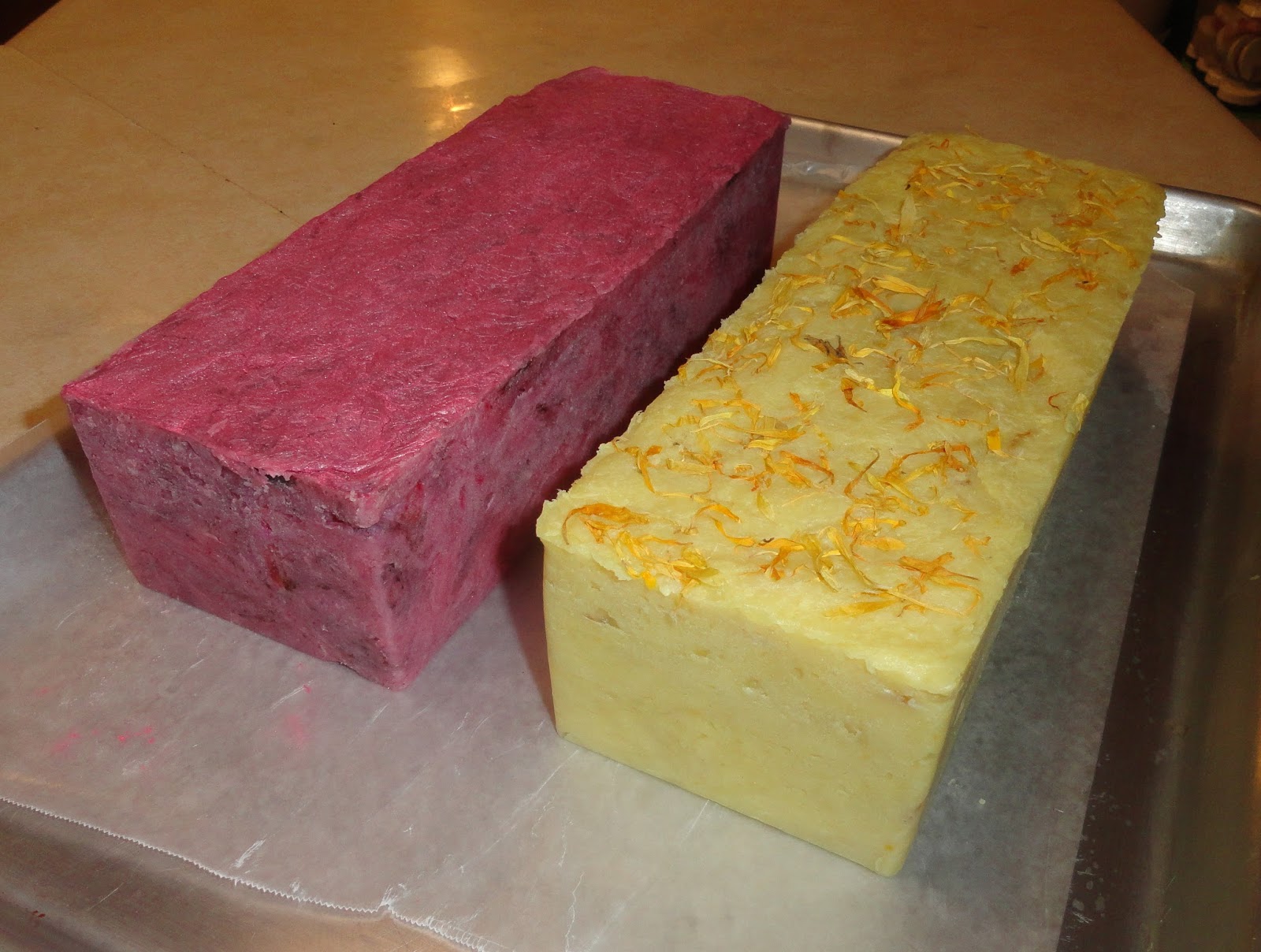 Ginger Grey Soaps Hot Process Olive Oil and Shea Butter Soaps Brown
