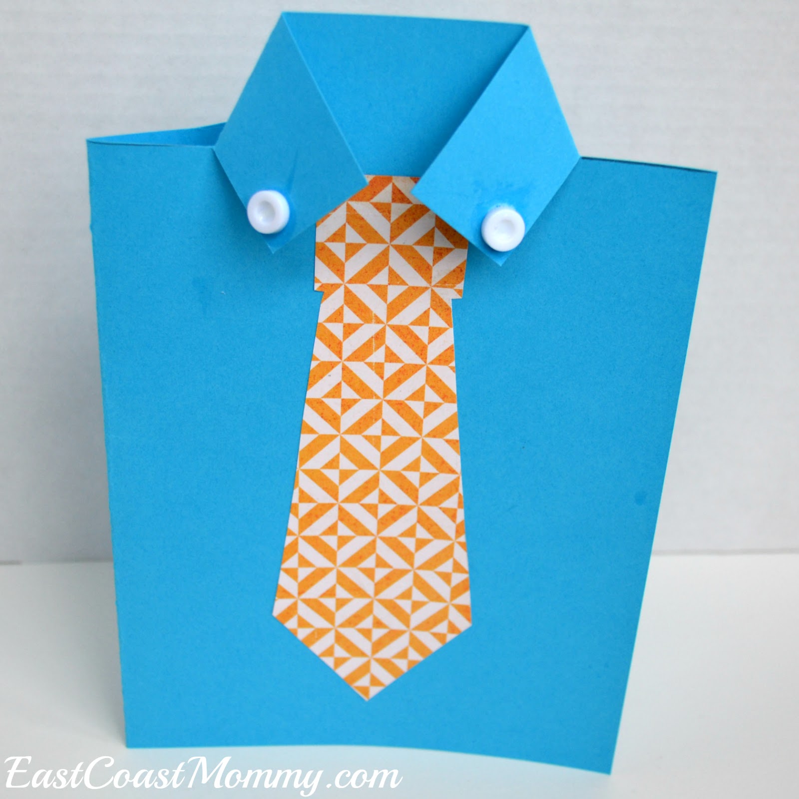 East Coast Mommy: Shirt and Tie Father's Day Card