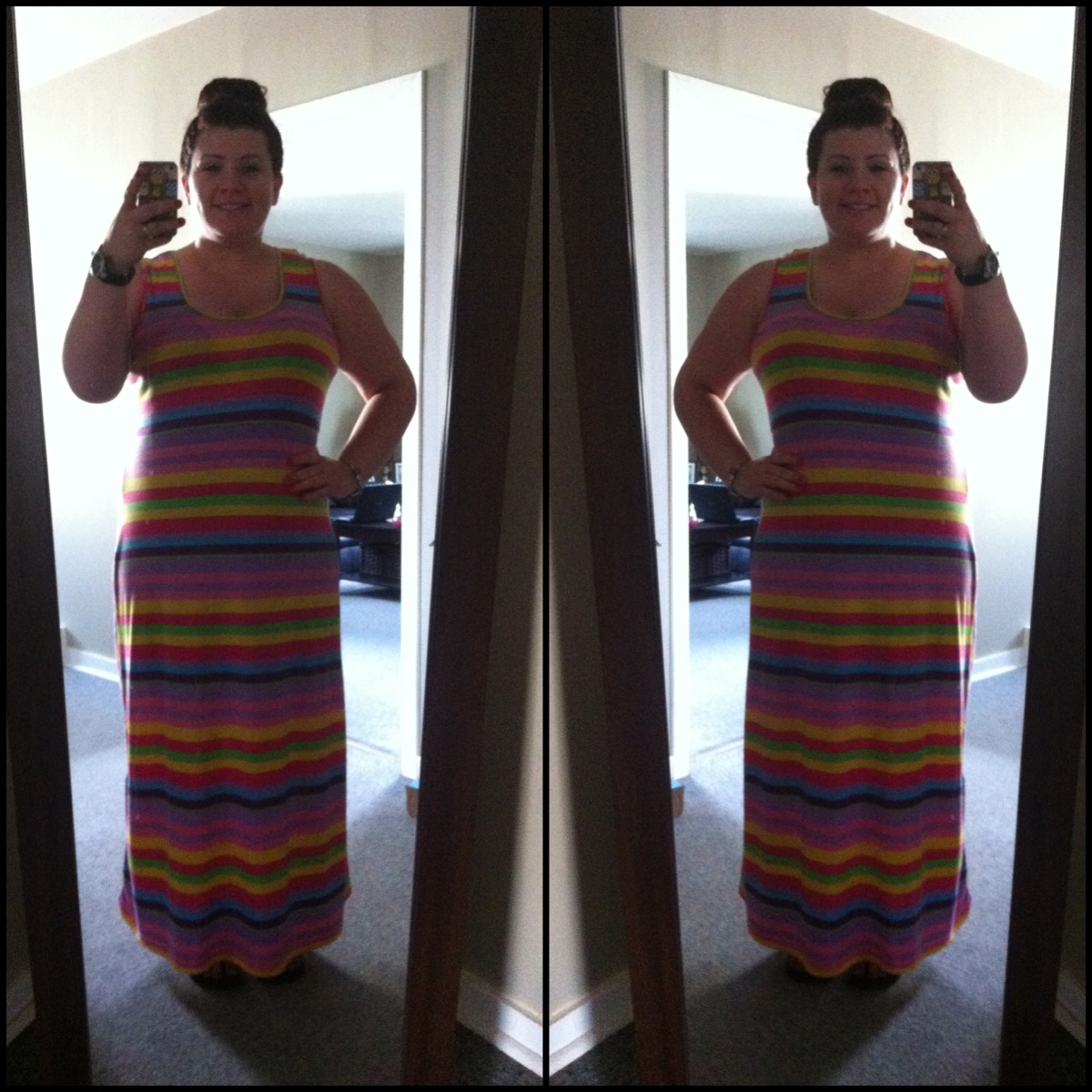 for a maxi dress for a plus size short gal