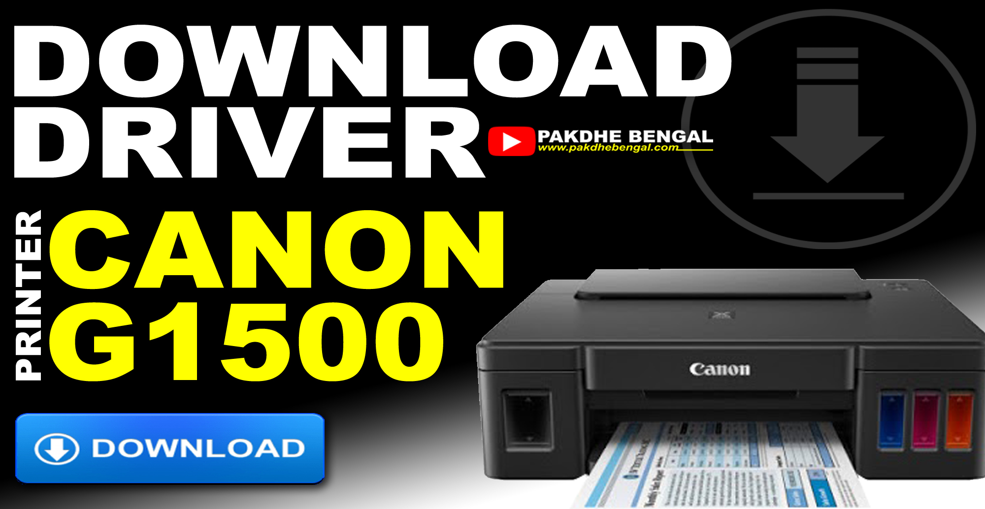 Download Driver Printer Canon PIXMA G1500 Driver Canon G1500 Lengkap