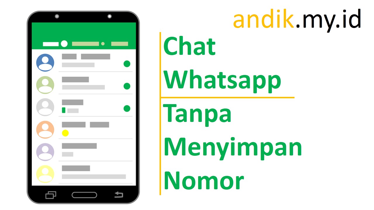 Cara chat whatsapp tanpa menyimpan nomor - andik.my.id