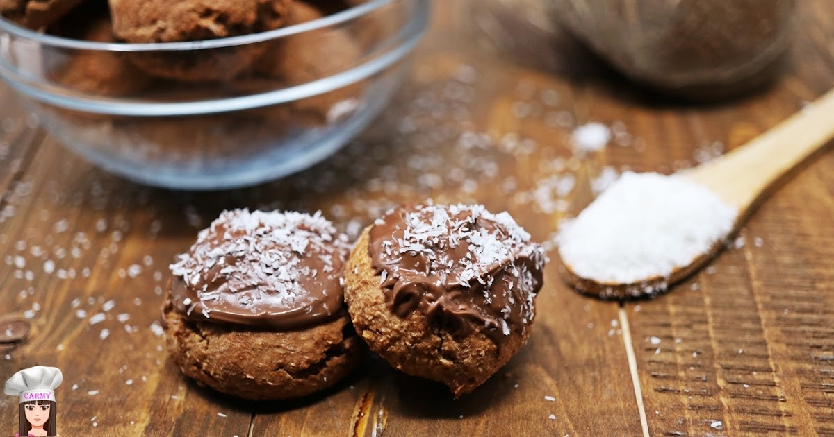 Biscotti Al Cocco E Cacao Senza Burro Carmy In Cucina Food Blogger Napoli Ricette Facili E Veloci