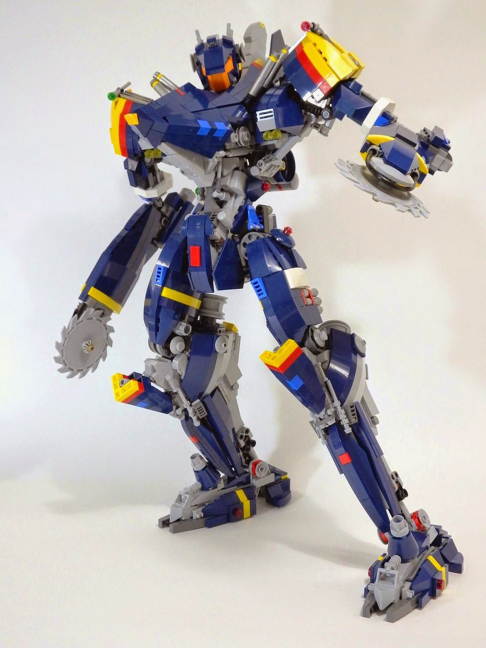 MECHA GUY Pacific Rims LEGO Bullfighter Azzurro