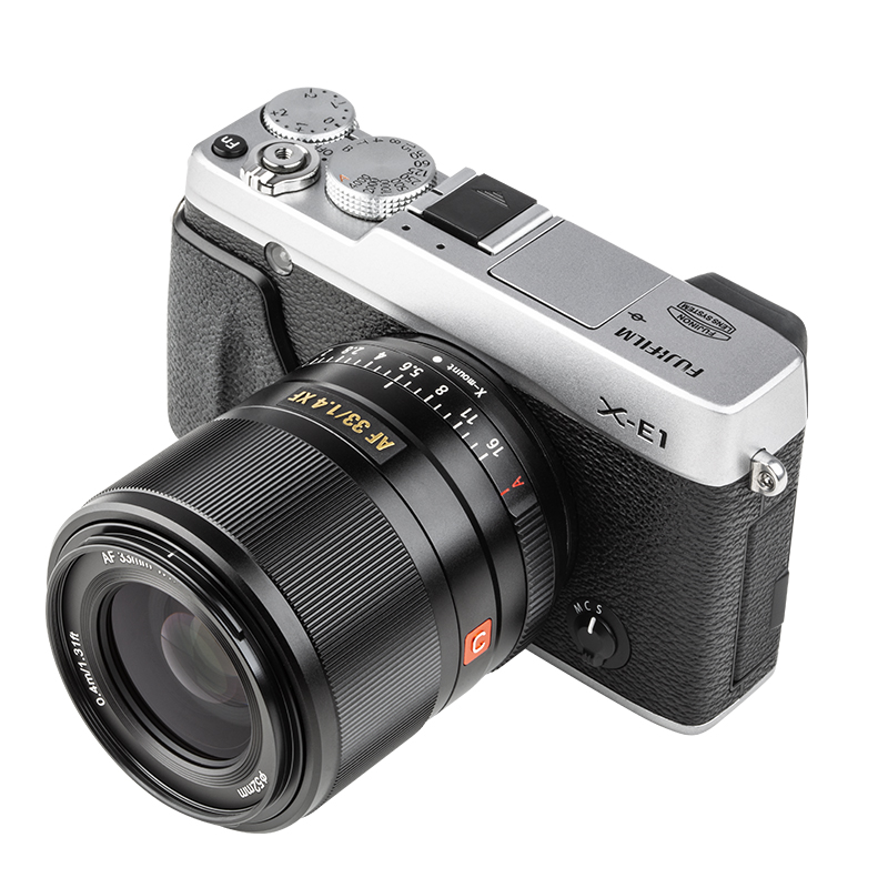 Объектив Viltrox AF 33mm f/1.4 с камерой Fujifilm