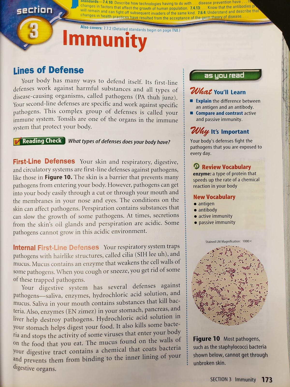 Mrs. Counts 7th grade Science Class: Wednesday November 28