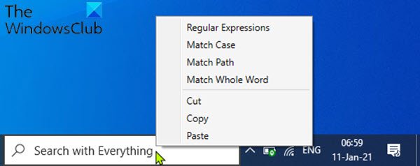 EverythingToolbarは、Windows10の検索エクスペリエンスを向上させます