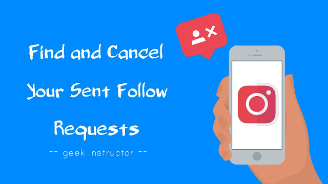 Find & cancel sent follow requests on Instagram