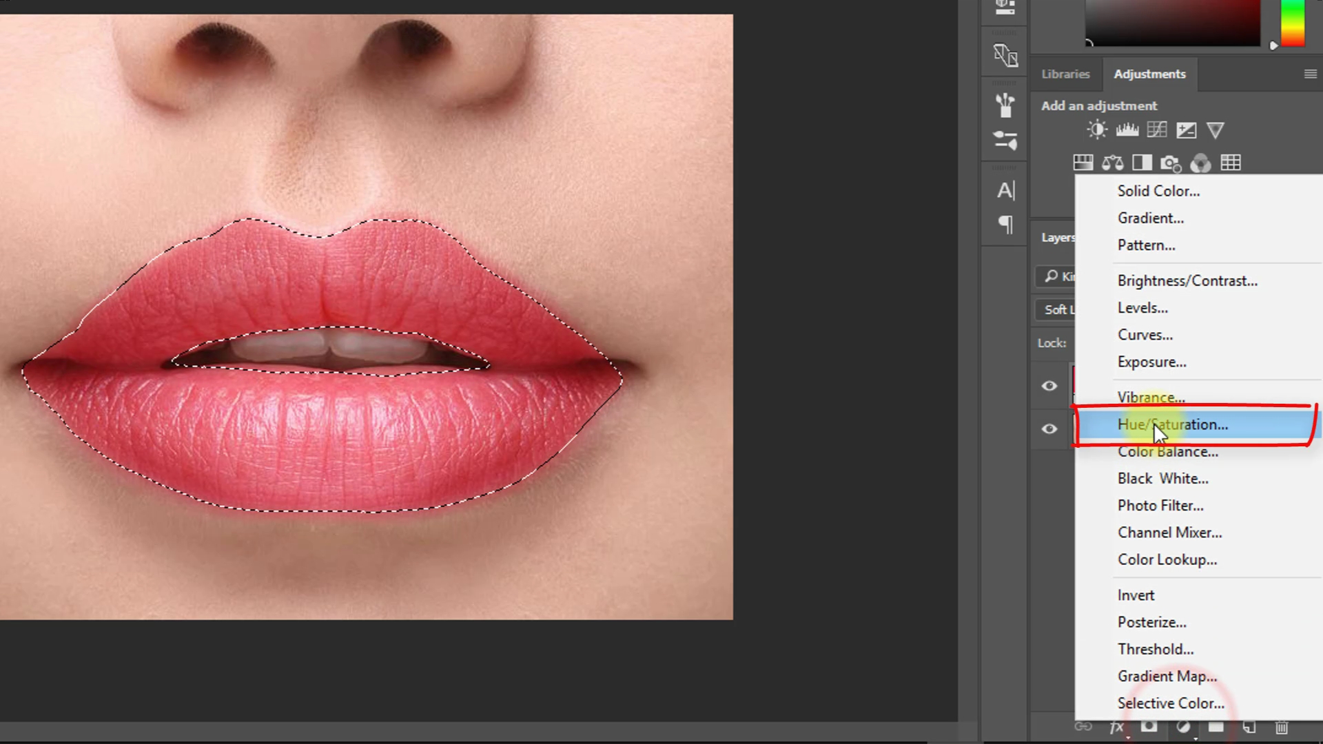 How to Create Realistic Lipstick in into 1Minute