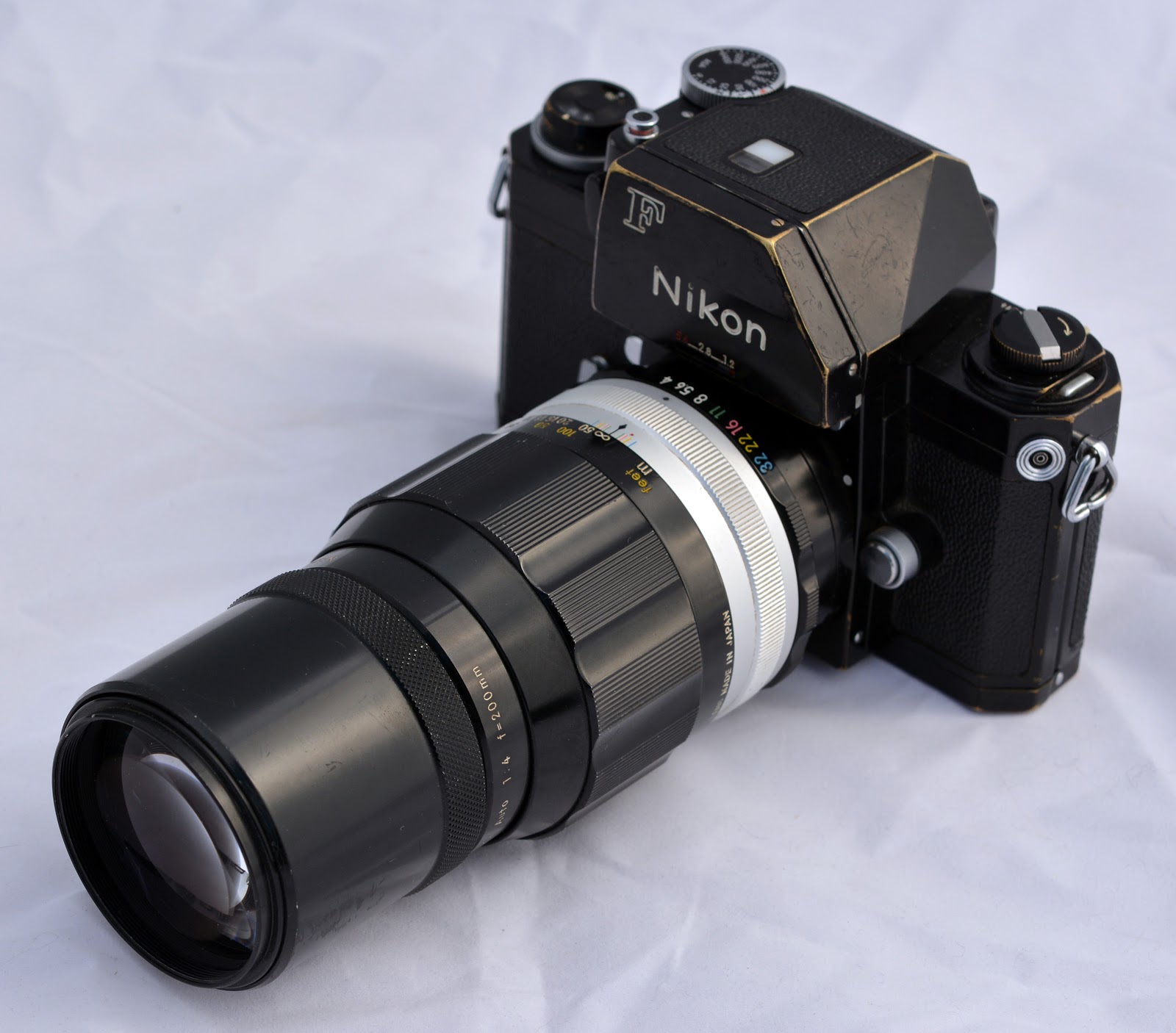 Casi Nuevo Nikon NIKKOR Ai 200mm F4 MF Teleobjetivo AI cámara de cine de Japón 